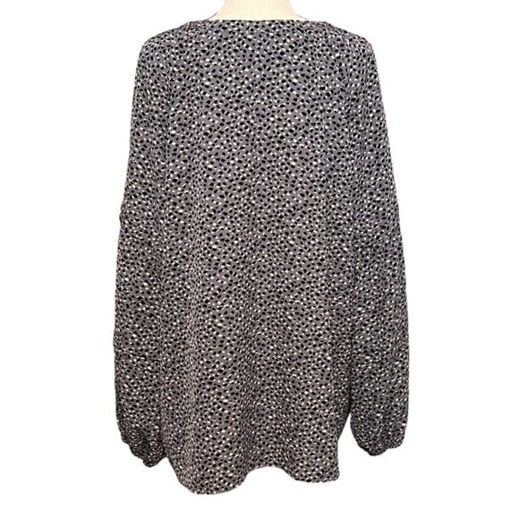 Cotton Bleu Long Sleeve Blouse Size 2X - Picture 3 of 5